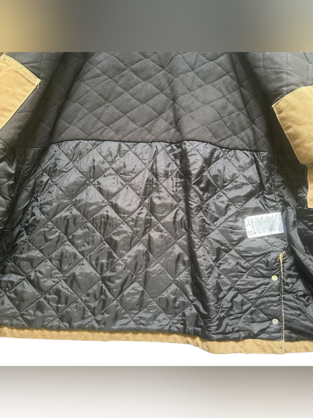 Carhartt Sandstone Rancher Coat Duck Canvas Quilted Lined Workwear 90’s Brown M - Picture 10 of 14